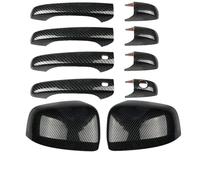 KEDFBTS Handle Trim Shell Compatible with Dodge for Grand for Caravan 2008 2009 2010 2011 2012 2013 2014 2015 2016 2017 2018 2019 2020 Handle Cover Trim(Kit smart Carbon)