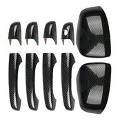 KEDFBTS Handle Trim Shell Compatible with Dodge for Grand for Caravan 2008 2009 2010 2011 2012 2013 2014 2015 2016 2017 2018 2019 2020 Handle Cover Trim(Kit None smart Carbo)