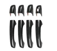 KEDFBTS Handle Trim Shell Compatible with Dodge for Grand for Caravan 2008 2009 2010 2011 2012 2013 2014 2015 2016 2017 2018 2019 2020 Handle Cover Trim(None Smart Carbon)
