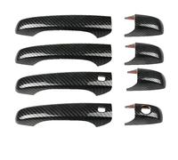 KEDFBTS Handle Trim Shell Compatible with Dodge for Grand for Caravan 2008 2009 2010 2011 2012 2013 2014 2015 2016 2017 2018 2019 2020 Handle Cover Trim(Smart Keyhole Carbon)
