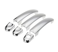 KEDFBTS Handle Trim Shell Compatible with VW for Transporter 2003 2004 2005 2006 2007 2008 2009 Chrome 3 Door Handle Cover Trim 6Pcs /Set Door Handle Cover