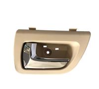 KEDFBTS Inner Door Pull Compatible with Buick for Lacrosse 2006 2007 2008 Inside Door Handle Button Plated Keying Grip Inner Door Opener Knob Switch Buckle(Beige,Front Left)