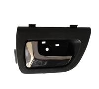KEDFBTS Inner Door Pull Compatible with Buick for Lacrosse 2006 2007 2008 Inside Door Handle Button Plated Keying Grip Inner Door Opener Knob Switch Buckle(Black,Front Left)