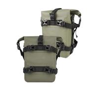 KEDFBTS Moto Pannier Motorcycle Waterproof Riding Side Pocket Large Capacity Bumper Storage Bag Placement Tail Hanging Saddlebag(Green,2pc)