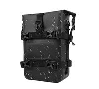 KEDFBTS Moto Pannier Universal Waterproof Motorcycle Saddlebag Riding Bag Side Pocket Large Capacity Bumper Storage Hanging Tail(Black,clor1)