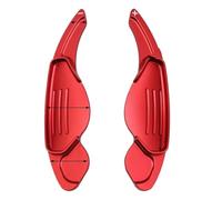 KEDFBTS Sport Paddles Compatible with Land for Range for Evoque 2012-2017 for Discovery 2010-2016 Aluminium Car Steering Wheel Controller Paddle Extension Shifter(Red)