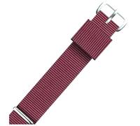 KEDFZY 18mm-22mm Wide, 24.5 Long, Breathable Nylon Watch Strap with a Canvas Pin Buckle, Unisex Replacement Strap,18mm