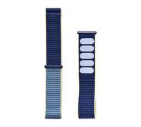 KEDFZY 20mm-2 2mm Wide, 20cm Long, Quick-Release Elastic Nylon Watch Strap with An Adjustable Fit for a Comfortable Wear.,Blue Yellow,22mm