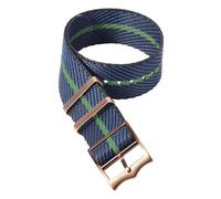 KEDFZY 20mm-22mm Wide, Nylon Canvas Watch Strap with a Bronze Buckle, Unisex Sport Watch Strap with An Adjustable Accessory.,20mm