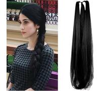KEDIT Nice Look Unique Choti Black Colour For Women Girls Bridal Instant Ready For Fashionable Hair (KAC-112)