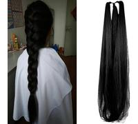 KEDIT Nice Look Unique Choti Black Colour For Women Girls Bridal Instant Ready For Fashionable Hair (KAC-50)
