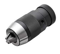 Kedless Chuck,1/32"-5/8" Keyless Drill Chuck Light Duty Self-Tightening Keyless Conversion Tool for All Drilling and Lathes with MK2 Mount