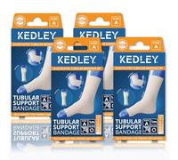 Kedley Elasticated Tubular Support Bandage, Reusable Stockinette for Wrist, Arm, Elbow & Knees, Breathable Mild Support for Strains, Sprains, Injury & Post-Surgical Recovery. 4Pack (4, Size A)
