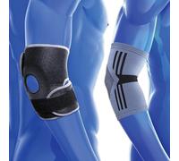 Kedley Elbow Support (Combo Pack - 2pcs) FIRM (Neoprene) & MILD (Elasticated) Compression Bands for Arthritis, Tennis Elbow Pain, Epicondylitis Pain. DAY & NIGHT use. Small/Medium.