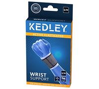 KEDLEY Wrist Support with Band | Premium Elasticated Compression Support Sleeve | Designed with Adjustable Wrist Strap | Weak Wrists Strains, Sprains, Carpal Tunnel and Arthritis Pain (Small/Medium)