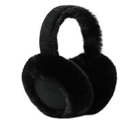 Kedofe Ear Muffs for Winter Women Foldable Fuzzy Cold Outdoor Earmuffs Soft Faux Furry Ear Warmers Covers (Black)