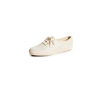 Keds Champion Glitter Trainers for Women, Glitter Cream, 10 UK