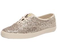 Keds Champion Glitter Trainers for Women, Gold Glitter, 5 UK