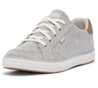 Keds Women's Center 3 Lace Up Sneaker, Grey Jersey, 4 UK