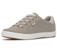 Keds Women's Center 3 Lace Up Sneaker, Taupe Suede, 5.5 UK