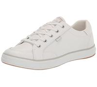 Keds Women's Center 3 Lace Up Sneaker, White Leather, 5.5 UK