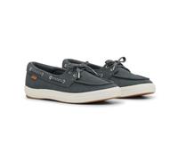 Keds Womens Center III Boat Loafer, Dark Grey Suede, 6