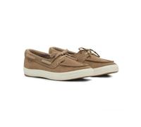 Keds Womens Center III Boat Loafer, Tan Suede, 10