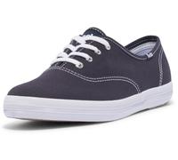 Keds Women's Champion Lace Up Sneaker, Navy Canvas, 2 UK