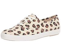 Keds Women's Champion Leopard Sneaker, Cream, 3.5 UK