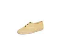 Keds Women's Champion Point Low Wave Perforated Sneakers, Yellow, 6.5