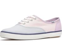 Keds Women's Champion Seasonal Fashion Sneaker, Pink/Blue/Lilac Colorblock Canvas, 8