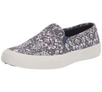 Keds Women's Double Decker Mosaic Canvas Sneaker, Blue, 5.5