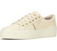 Keds Womens Jump Kick Duo Lace Up, Parchment/Gold Leather, 11