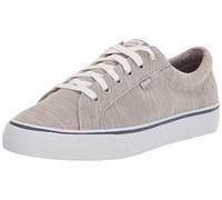 Keds Women's Jump Kick Lace Up Sneaker, Grey Knit, 6.5 UK