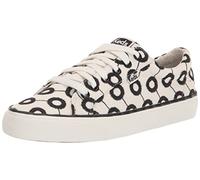 Keds Women's Jump Kick Leather Sneaker, White/Black, 7.5 UK