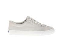 Keds Women's Jump Kick T-Toe Sneaker, Cream/Taupe Leather/Suede, 3.5 UK