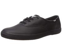 Keds Women's Keds Champion Leather Sneaker, Black, 5.5 UK