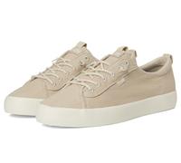 Keds Women's Kickback Canvas Slip on Sneaker, Oatmeal Washed Twill, 4 UK