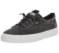 Keds Women's Kickback Sneaker, Black, 3.5 UK
