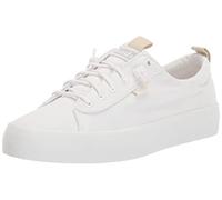 Keds Women's Kickback Sneaker, White, 7.5 UK