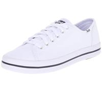 Keds Women's Kickstart Lace Up Sneaker, White Canvas, 8.5 UK
