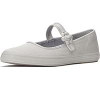 Keds Womens Maisie Mary Jane, Light Grey Grosgrain, 7.5