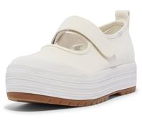 Keds Women's Mary Jane Flat, White Canvas, 9 UK