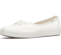 Keds Women's Mini-5 Fashion Sneaker, Snow White Eyelet, 2.5 UK