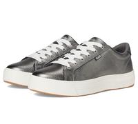 Keds Women's Park Lace Up Sneaker, Gunmetal Metallic Leather, 7 UK