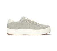 Keds Women's Park Lace Up Sneaker, Snow White/Oatmeal Seed Stripe, 5.5 UK