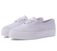 Keds Women's Point Lace Up Sneaker, Lilac Canvas, 4 UK