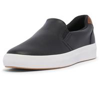 Keds Women's Pursuit Slip on Sneaker, Black/Cognac Leather, 4.5 UK