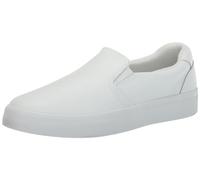 Keds Women's Pursuit Slip on Sneaker, White Leather, 9.5 Wide