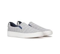 Keds Womens Pursuit Slip-on, Vintage Indigo/Silver Chambray, 8